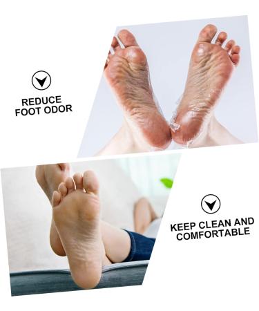 POPETPOP 4 Pairs Footsticker Foot Mask Cracked Heel Socks Foot Exfoliating Masks Peeling Useful Foot Masks Sandwich Container Effective Foot Masks Whitening Accessories Abs - Buy Online on GoSupps.com