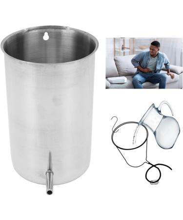 Tyenaza Stainless Steel Inlet Bucket 1000ml | Durable 304 Stainless Steel | Large Capacity Water-Damp Cleaning Tool - Buy Online on GoSupps.com