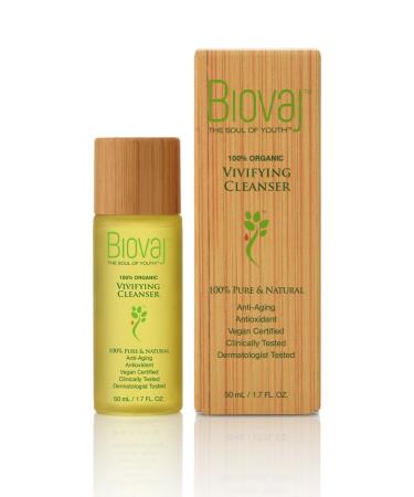 Vivifying Cleanser Makeup Remover Detoxifies Exfoliates Anti-aging Firms & Clears. Organic Vegan Natural & Cruelty- Free Facial Cleanser.