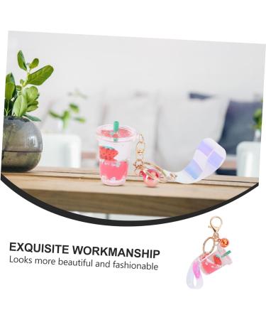 Holibanna 2 Pcs Fruit Keychain Drinks Acrylic Summer Miss Redx3pcs 13x5x3cmx3pcs - Buy Online on GoSupps.com