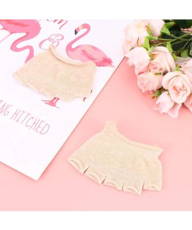 Frcolor Cotton Half Socks for Women | 4 Pairs Toe Caps & Mid-Foot Fitness Socks | Heel Spur & Pump Liner | Five Toes Cylinder Socks - Buy Online on GoSupps.com