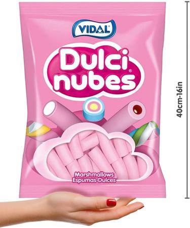 Vidal Painful tastes Clouds Incredible and delicious taste Vanilla Rose Bag of 125 units 839g - Buy Online on GoSupps.com