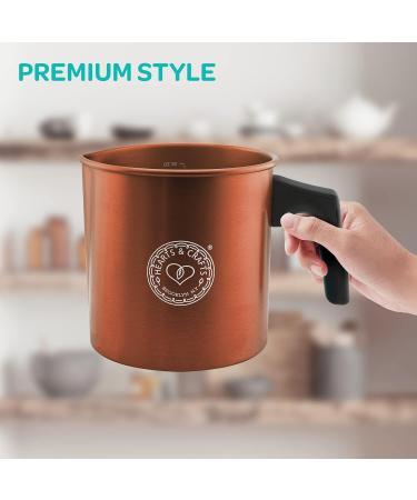 Hearts & Crafts 32oz Aluminum Pouring Pot for 2lb Wax - Copper Color | Perfect for Candle Making, Arts & Crafts - Buy Online on GoSupps.com