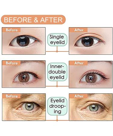 Double Eyelid Tapes - Waterproof Eye Lid Lift Strips with Fork Rods & Tweezers | 30 Pairs - Buy Online on GoSupps.com