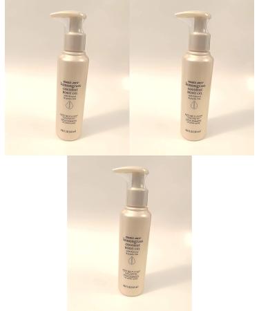 Trader Joes Lemongrass & Coconut Body Oils with Almond & Jojoba Oils 3 Pack
