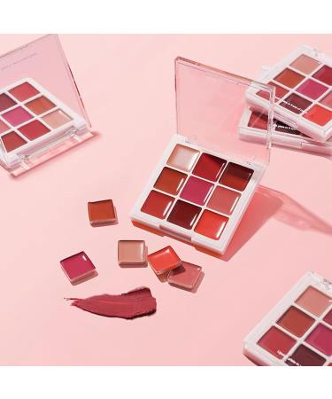  G n rique Matte Lip Palette Long-Lasting Sets Non-Sticky Matte Plumper Smooth Texture Vibrant Colors 9 Shades Party Makeup Professional Use Intense Pigment - Buy Online on GoSupps.com