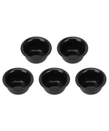 5 Piece Shaving Foam Bowl Beard Foam Bowl Durable Shiny Soap Bowl Round Shaving Mug Foam Tool For Home