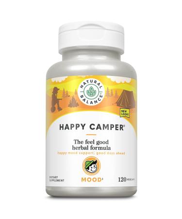Natural Balance Happy Camper | Feel-Good Mood Support and Relaxation Supplement with Kava Kava (120 Count) 120 Count (Pack of 1)