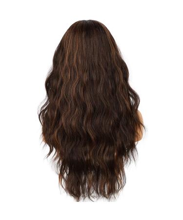 SAPPHIREWIGS Headband Wig 26 Loose Body Wavy Synthetic Hair - Mix Brown Color, 150% Density - for Black Women - Glueless Wave None Lace Front - Buy Online on GoSupps.com