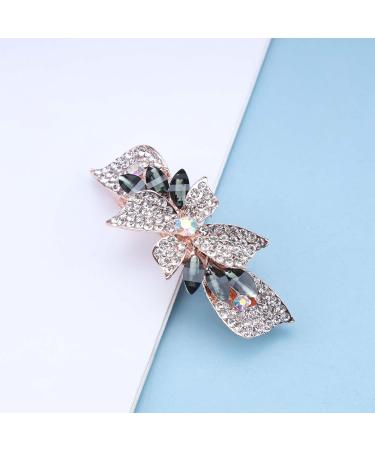 Cimenexe Vintage Crystal Wedding Hair Barrette Clips Glitter Floral Hair Clips Crystal Hair Clip Sparkly Rhinestone Barrette Hair Clip Bride Headwear Decorative Hair Accessories Bridal Hair Jewelry - Buy Online on GoSupps.com