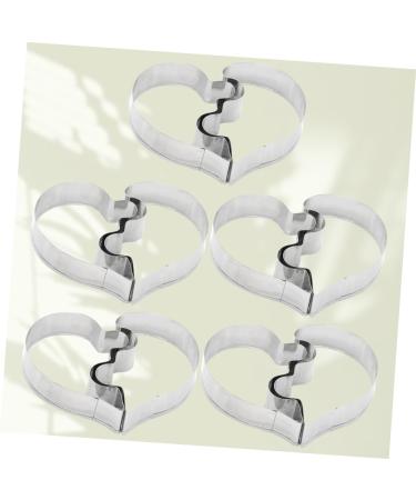 5pcs Fruit Cakes Animal Crackers Biscuits Metal Candy Ocean Cookie Chocolate Vegetable Stainless Steel Molds Eiffel Tower Shape Molds Cake Baking Molds Mini Diamond Ring Bridegroom 7.5x5.5cm Silver - Buy Online on GoSupps.com