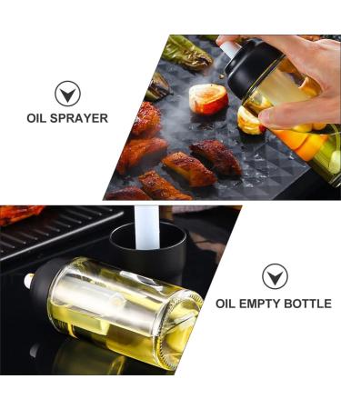 Zerodeko 2 Pcs Spray Bottle Oil Empty Bottle Bbq Oil Cooking Oil Olive Oil Dispenser Bottle Oil Sprayer Olive Oil Mister Olive Oil Pump Bottle Spray Oil Bottle Kitchen Glass Tanker Barbecue 15X5.5CMx2pcs Blackx2pcs - Buy Online on GoSupps.com