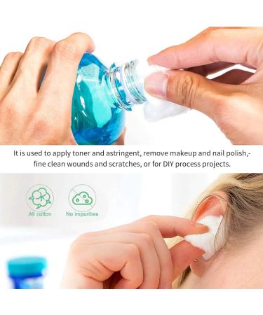 Soft Cotton Balls - 100pcs White Round Makeup & Cosmetic Cotton Wool for Skincare & Degreasing - Buy Online on GoSupps.com