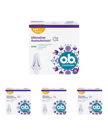 if.Extra -Protect Normal (56 pieces) tampons for medium/stronger days Dynamic Fit Technology & Extra Protective Wings for up to 100% outlet protection during the period (pack of 4) 56 pieces (pack with 4)