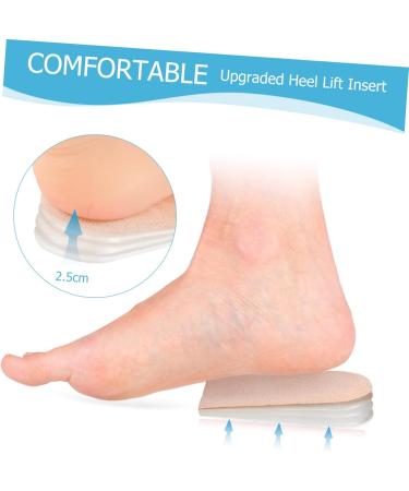 Shop NOLITOY 8 Pairs Height Increasing Insoles for Women - Invisible Heel Lift & Comfort | Ideal for Canvas Shoes - Buy Online on GoSupps.com