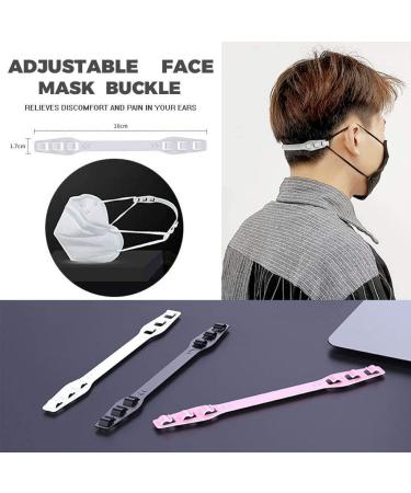 10PC Elastic Mask Holder Ear Relief Washable Non-Slip Extension for Comfort Black - Buy Online on GoSupps.com