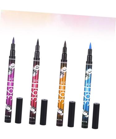 Beaupretty 3Pcs Eyeliner Pen Liquid Eyeliner For Women Colorful Eyeliner Pencil Long Lasting Makeup Size 1x3pcs as shown x 3pcs - Buy Online on GoSupps.com