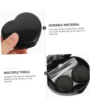 Solustrie Portable Travel Contact Lens Case - Compact Carrier Bag & Holder for Easy Lens Storage | Ideal for International Shipping - Buy Online on GoSupps.com