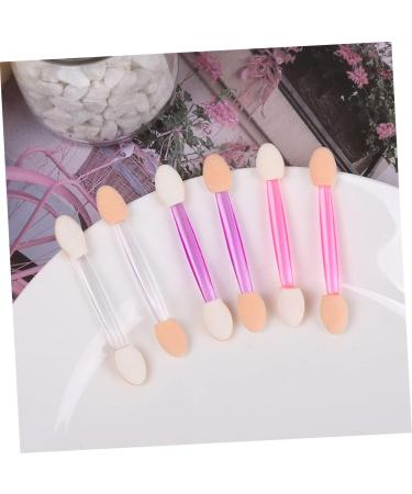 BIUDECO 50pcs Two-color Eyeshadow Brush Double Ended Makeup Brush Eyeliner Brush White Plastic Handle - Buy Online on GoSupps.com