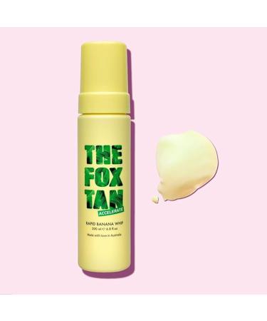 Buy The Fox Tan Rapid Banana Whip - Natural Tanning Accelerator Lotion for Darker Faster Tans | 200mL | Hydrated & Vibrant Skin - Buy Online on GoSupps.com