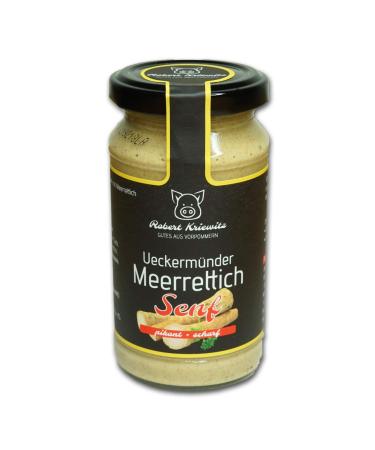 Robert Kriewitz Ueckerm nde horseradish mustard - Robert Kriewitz butcher shop - 200 ml