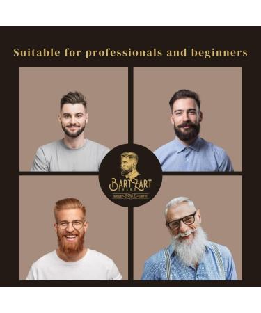 Bartzart Premium Razor Set | Wooden Handle Exchange Blade System Includes Derby Razor Blades & Etui | Perfect for Men s Grooming and Beard Care - Buy Online on GoSupps.com