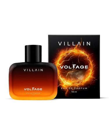 VLN Voltage Luxury Eau De Parfum | Perfume For Men with Spicy Fougere | Long lasting and Premium Fragrance Scent with Patchouli Mint & Cinnamon Suited For All Occasion | Perfume For Men EDP 100 ml