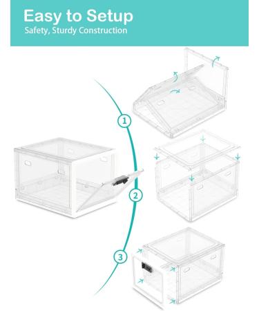 Medicine Lock Box - Safe Storage for Medications Food and Devices | Large Clear Lockable Box for Home & Office - Buy Online on GoSupps.com