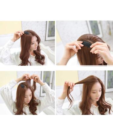 8Pcs/4 Pairs Black Sponge Bump It Up Hair Clip Volume Inserts - Women's Hair Styling Tool - Buy Online on GoSupps.com