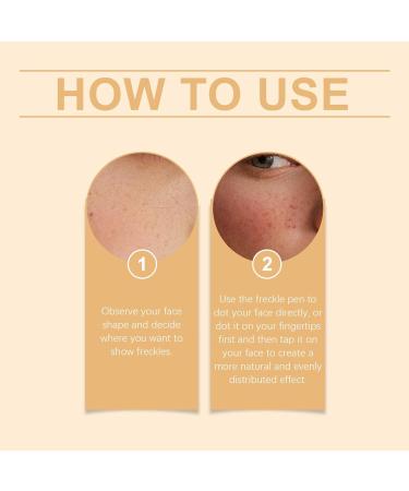 Artificial freckle pencil 3.5g cosmetic freckle makeup quick-drying natural cosmetic with a realistic appearance for beauty practice special events and - Buy Online on GoSupps.com