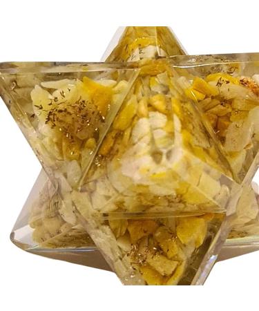 VIE Naturals Merkaba Star - Yellow Aventurine - Feng Shui Home Decor & Healing Crystals - Buy Online on GoSupps.com