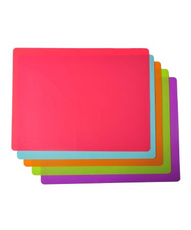 Placemats for Kids Silicone Placemat for Dining Kitchen Table Waterproof Dining Mat for Kids Baby Toddler Reusable Easy to Clean (5 Pack)