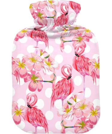 Shop Naanle Hawaii Flower Flamingo Hot Water Bottle - 2L Large for Warm & Cold Therapy | Pain Relief & Bed Warmer | International Shipping - Buy Online on GoSupps.com