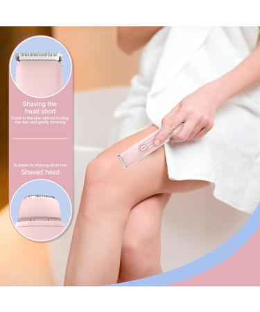 ZCSXK Ladies Electric Shaver Bikini Zone Shaver for Women Double Head Hair Removal Device for Armpit Leg Arm Travel Home Beauty Lovers - Buy Online on GoSupps.com