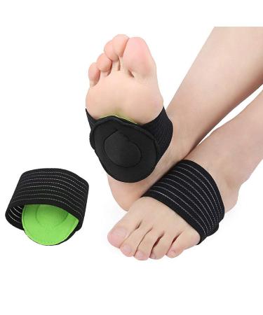 pbfone 1 Pair Flat Foot Arch Support Orthopedic Insoles Women Men Half Breathable Shoes Pad