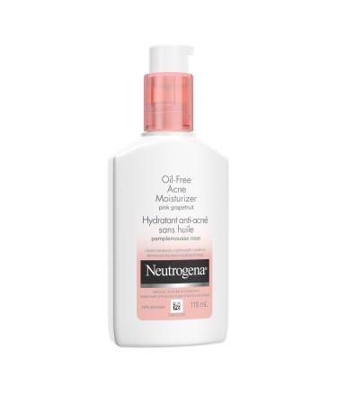 Neutrogena Acne Moisturizer Pink Grapefruit Salicylic Acid Acne Treatment 118 mL