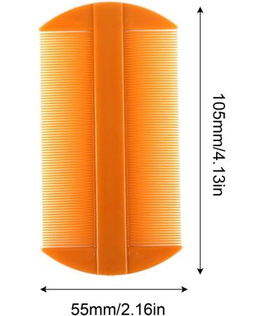 Peigne poux - Peigne poux dents fines | Peigne poux en ABS pour les cheveux | Peigne puces pour chiens et chats - Peigne poux double face | Peigne poux pour poils pais et fins - Buy Online on GoSupps.com
