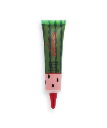 I Heart Revolution Watermelon Dewy Blusher Tint Juicy Light to Medium Skin Tones 13ml Juicy 13 ml (1 pack)