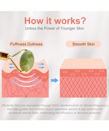 EMOCCI Jade Roller and Gua Sha Set - Facial Beauty Tools Kit for Anti-Aging and Muscle Relaxation - 100% Real Jade - Gift Box Included (Green) - Buy Online on GoSupps.com