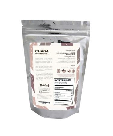 Chaga Tea - 100% Wild Chaga Mushrooms with Bergenia - 30 Unbleached Tea Bags - from Wild Siberian Lake - Hand-Picked by Baikal Tea - Buy Online on GoSupps.com