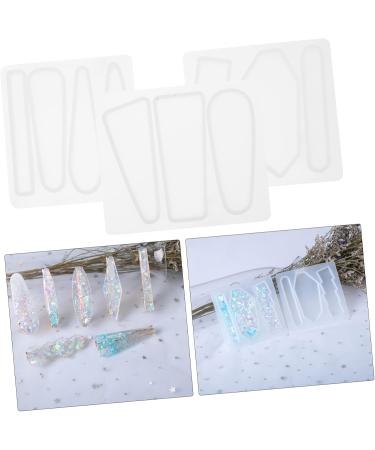NUOBESTY 69 Pcs Hairpin Epoxy Mold Silicone Molds Clear Hair Clips Diy Silicone Mold Crystal Epoxy Headgear As Shownx3pcs 8.5X0.5cmx3pcs - Buy Online on GoSupps.com