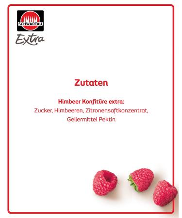 Buy Schwartau Extra Raspberry Jam Portion Jars 72 x 28.3g | International Shipping Available - Buy Online on GoSupps.com