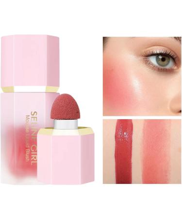 Blushes Liquid - Natural Looking Smudge Proof Makeup Liquid Blushes - Blushes Stick for Cheeks Lips and Eyelids Natural and Vibrant Blushes for Cheeks and Lips Littryee 04# - Buy Online on GoSupps.com