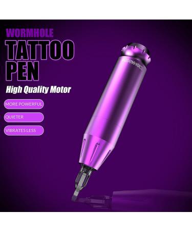 Wormhole Wireless Tattoo Pen Kit with Power Supply and Cartridge Needles - Professional Ink Machine for Beginners | TK502 - Buy Online on GoSupps.com