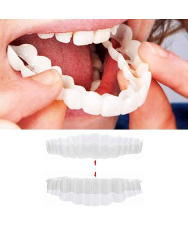 Snap-On Tooth Veneers for Men & Women - Cover Imperfect Teeth & Fallacies - Instant Smile & Trust with Temporary Artificial Tooth Covers - Buy Online on GoSupps.com