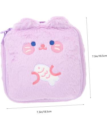 Gleavi 4-Piece Plush Storage Bag Set | Cute Decorative etui for Period Products | Perfect Teenage Girl Accessory | Rabbit Pocket Small Article Container - Buy Online on GoSupps.com