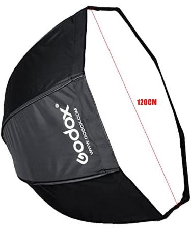 Godox 120cm Portable Umbrella Octagon Softbox with Carrying Bag - Studio Photo Flash Speedlight Reflector - Buy Online on GoSupps.com