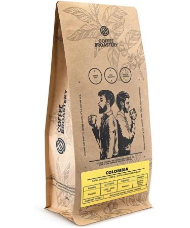 Coffee Broastery Coffee Beans Colombia Medellin Premium 1kg 1000g | Colombian Specialty Coffee | Colombia | Freshly Roasted | Kraft Coffee Roastery - Buy Online on GoSupps.com