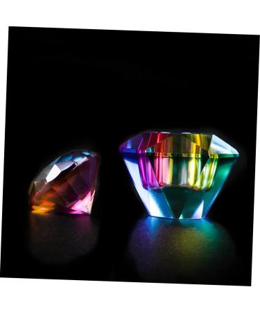 Ipetboom Dappen Bowl Glass Cups Monomer Dish Nail Art Dappen Dish Glass Mug with Lid Liquid Monomer Glass Dish Acrylic Nail Tools Nail Dappen Dish with Lid Bracket Crystal Glass Symphony - Buy Online on GoSupps.com