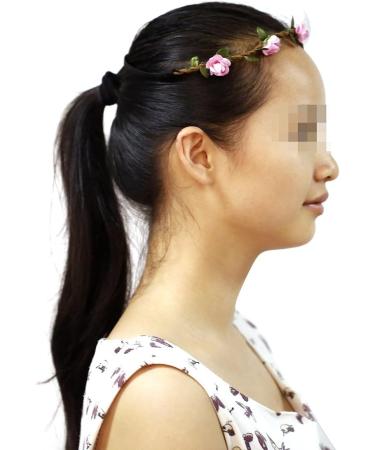 Buy Butterms Women Girls Rose Flower Ring Band - Pink Wedding Hair Crown & Boho Festival Headband - Buy Online on GoSupps.com